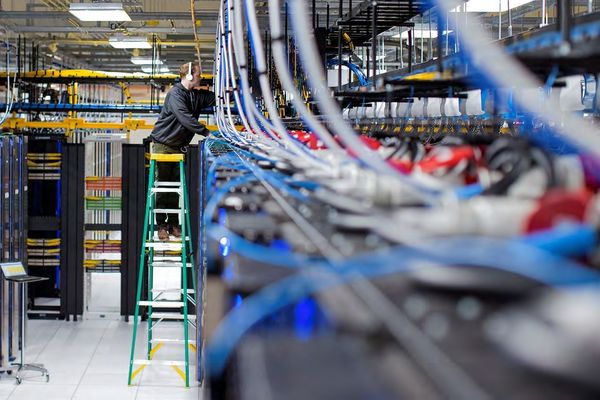 Hochmoderne Rechenzentren von Microsoft